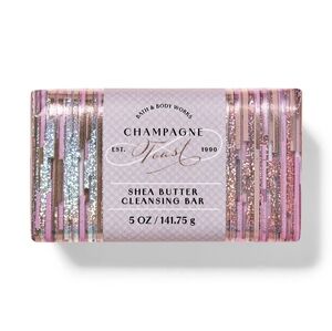 Bath & Body Works Champagne Toast Pink Travel Size New Shea Butter Cleansing Bar